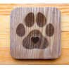 Dog Paw heart