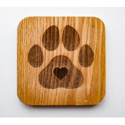 Dog Paw heart