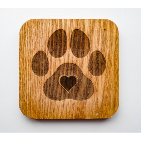 Dog Paw heart
