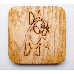Frenchie line art