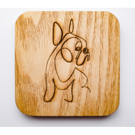 Frenchie line art